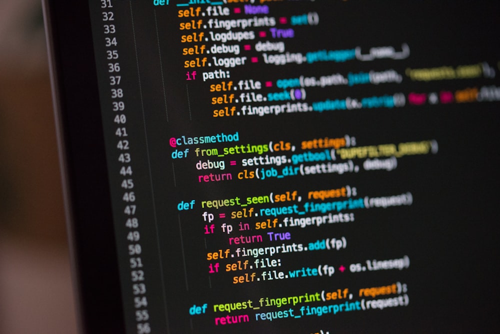 プログラミングコードのイメージ
